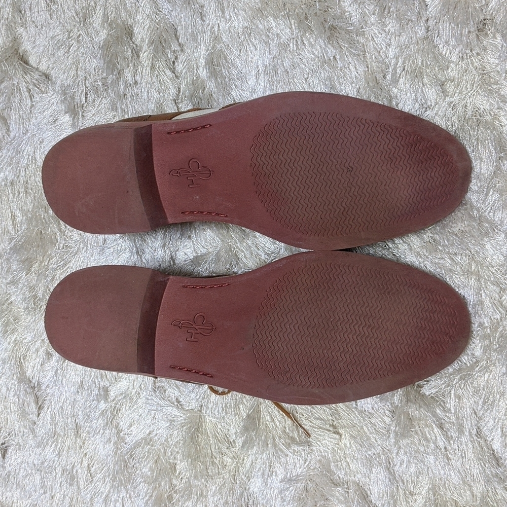 Cole Haan Tan Linen Wingtip Oxfords 12M - Picture 13 of 14